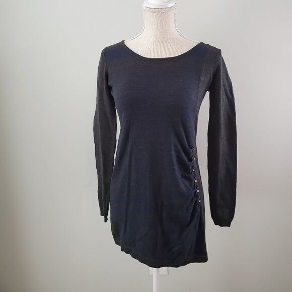 Point Zero women's  tunic sweater dress Detachable cowl Neck Size Small - Picture 2 of 11